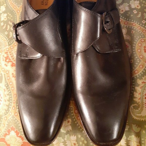Johnston & Murphy 12 black men\'s leather loafers main image 4